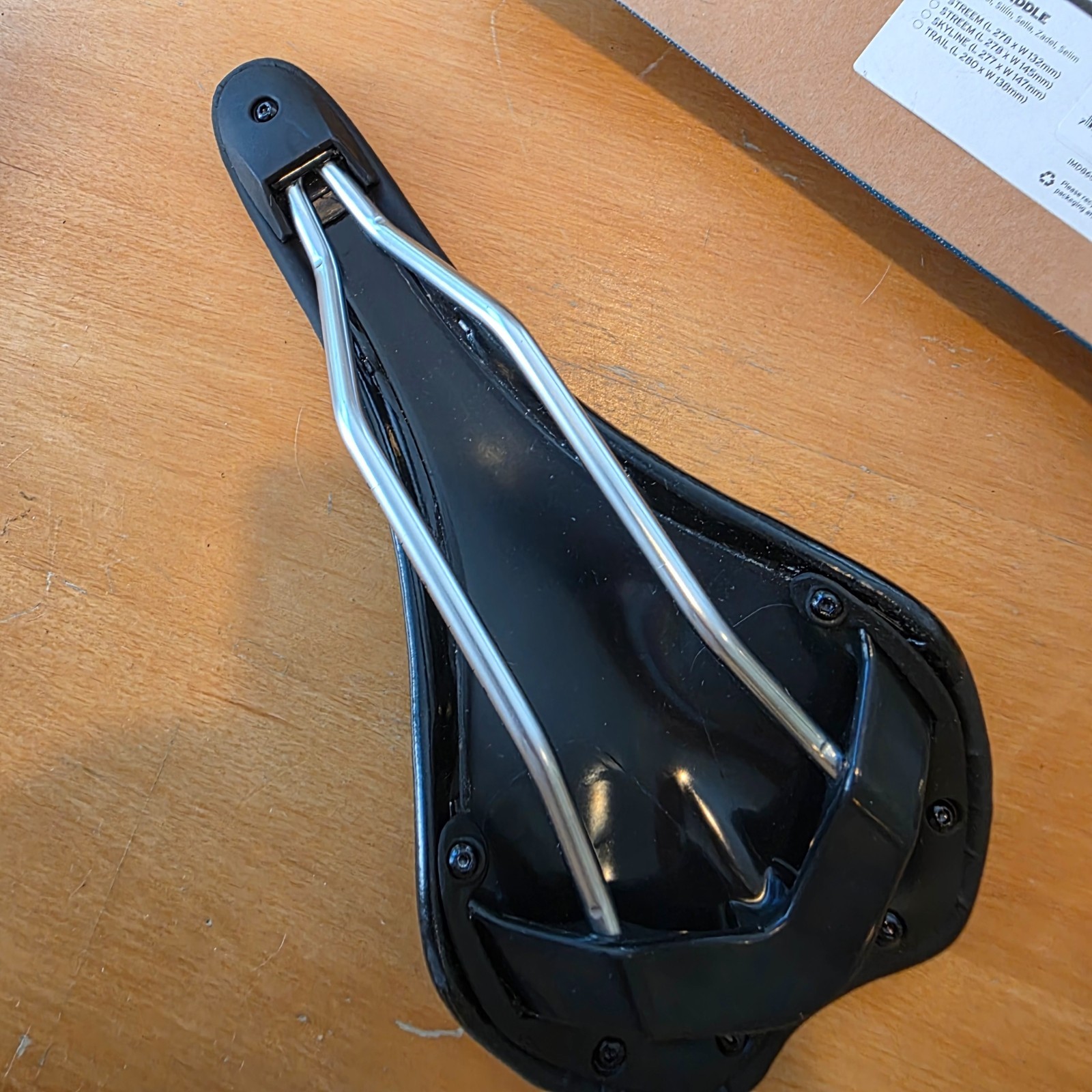 Ritchey Comp Streem saddle (278x132mm) Inox rails 306g – Brand New in box