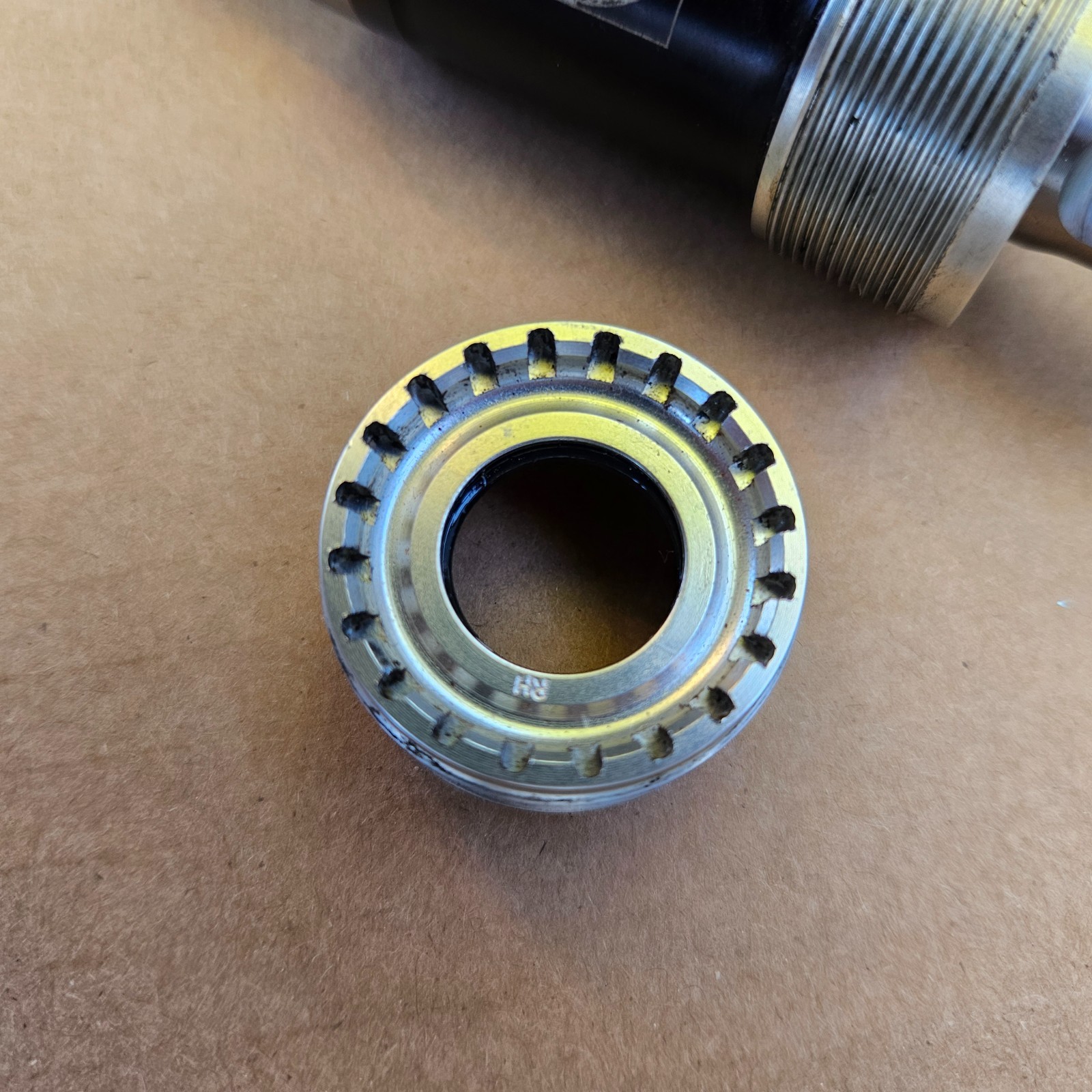World Class Titanium 73mm Cartridge Bottom Bracket 109mm Spindle English Thread