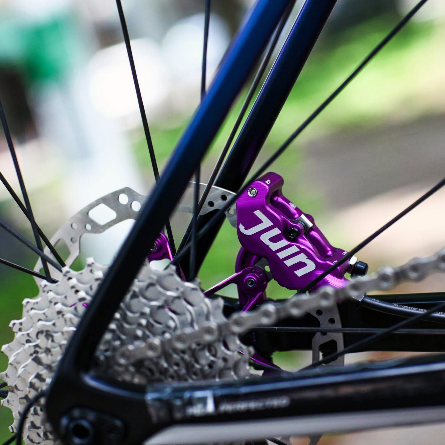Juin Tech ETF Road CX eBike Cycle 4-Piston Hydraulic Brake Caliper for 160mm