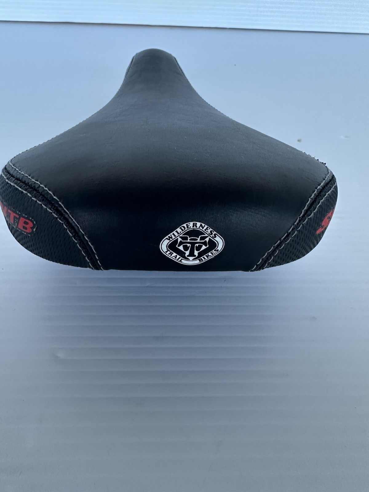 Vintage WTB SST.X Mountain Bike Saddle Black Chromoly Rails MTB Take Off