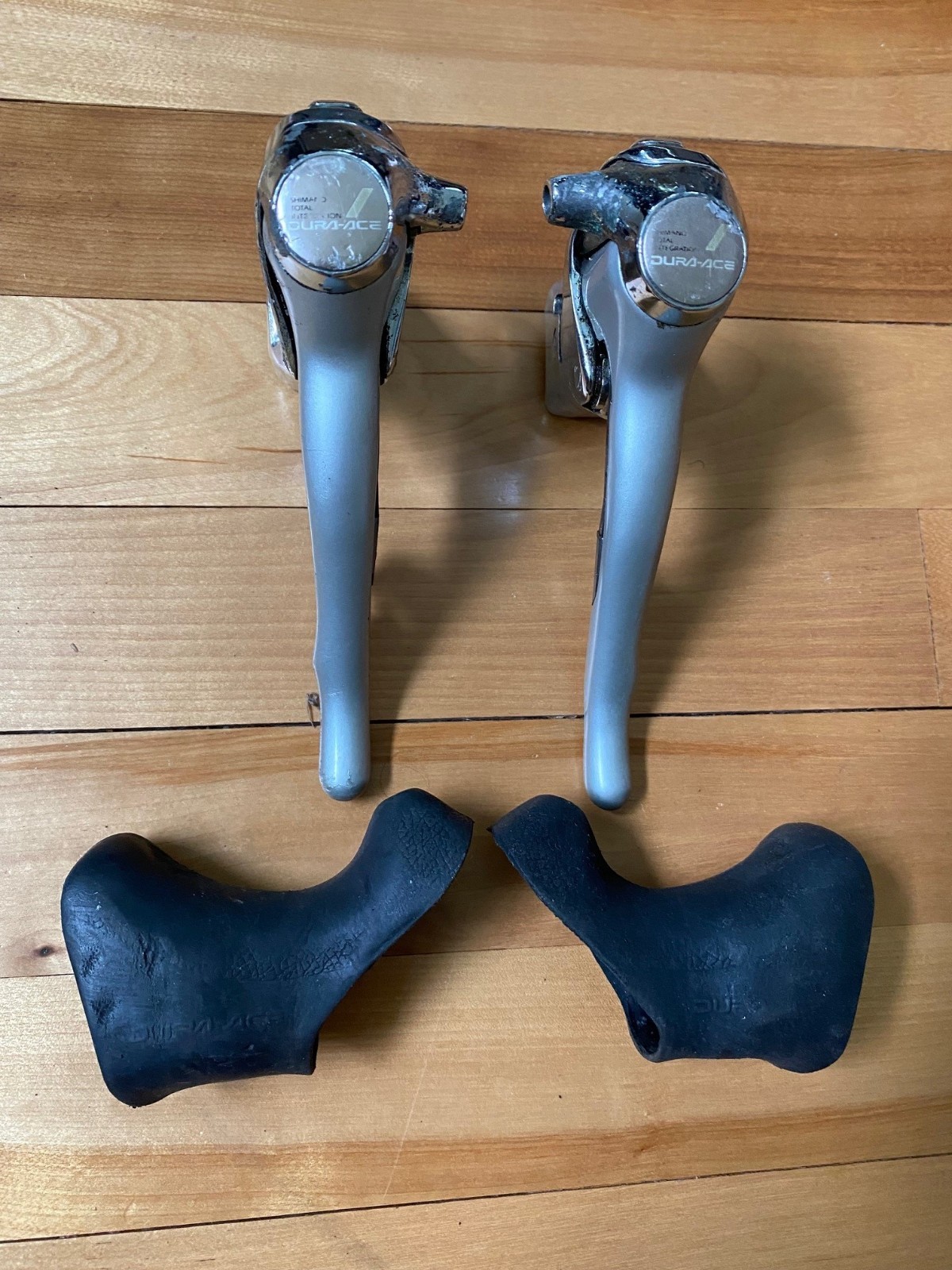 Vintage Shimano Dura Ace ST-7400 STI Dual Control Shifters Brake Levers 8 Speed