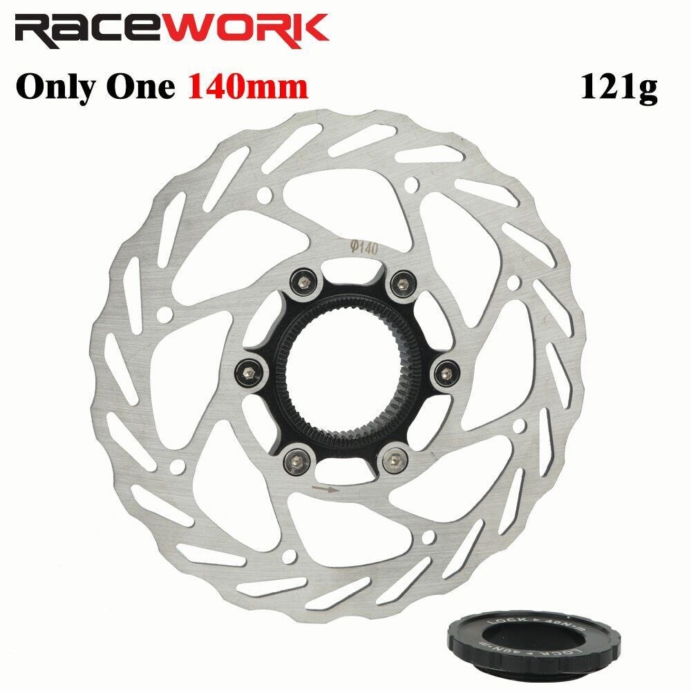 RACEWORK Bicycle Disc Brake Rotor Center Lock 140/160/180mm Bike Rotors