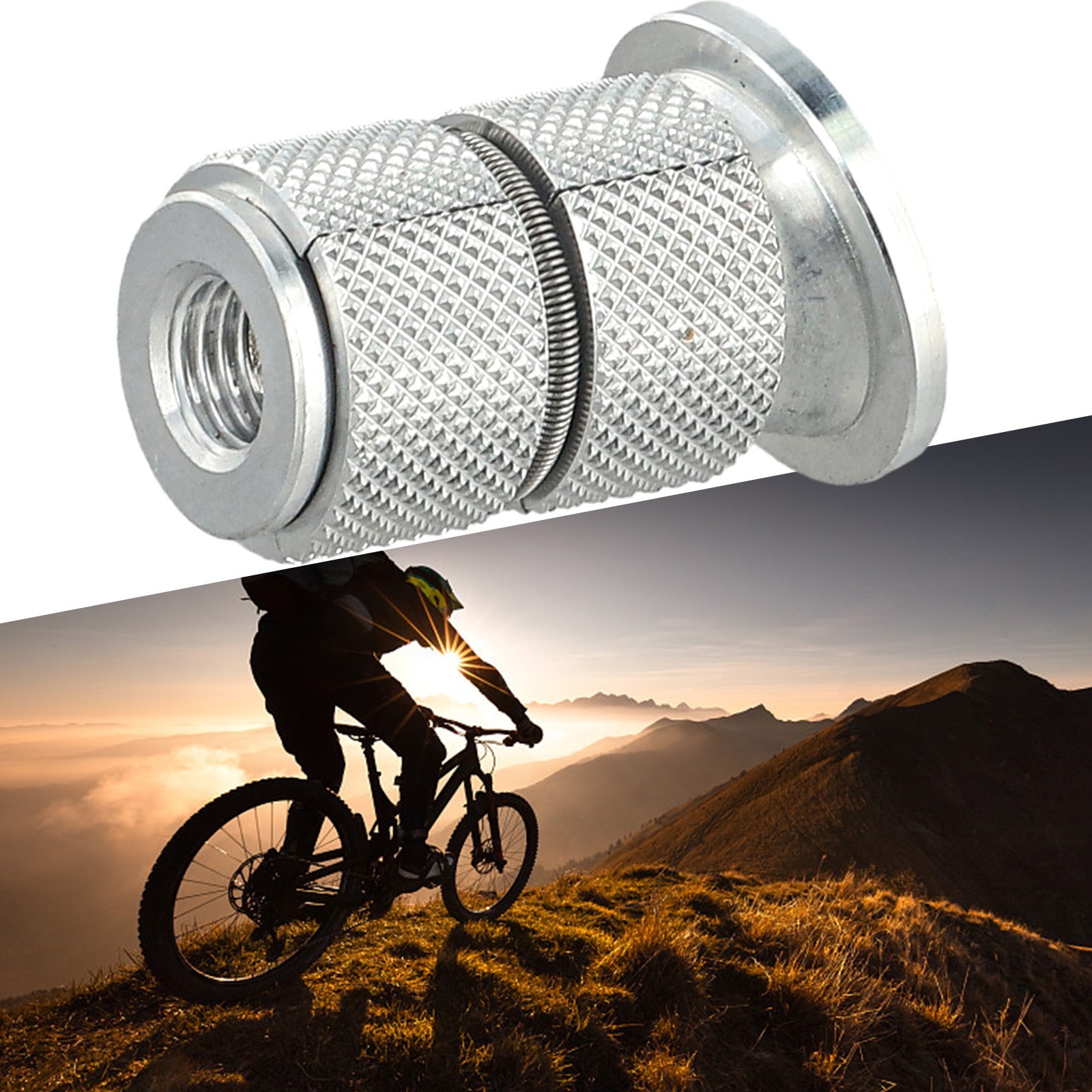 Bicycle Compression Steerer Headset Expansion Bolt 1-1/18 (28.6mm) Road MTB