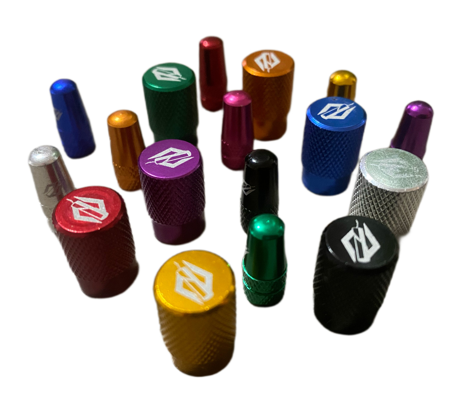 Valve Stem Caps – Aluminum (Schrader or Presta) – COLORS
