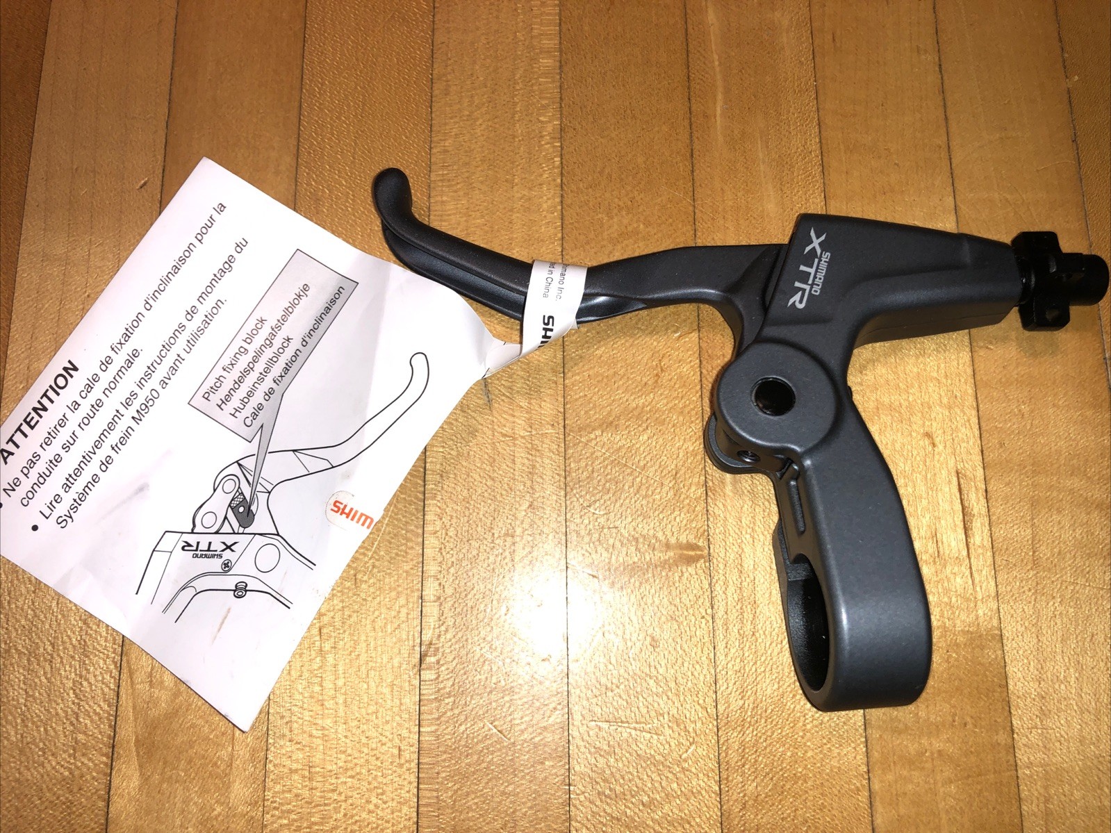 NOS VINTAGE Shimano XTR BL-M950 LEFT V-Brake Lever 22.2mm 90’s MTB