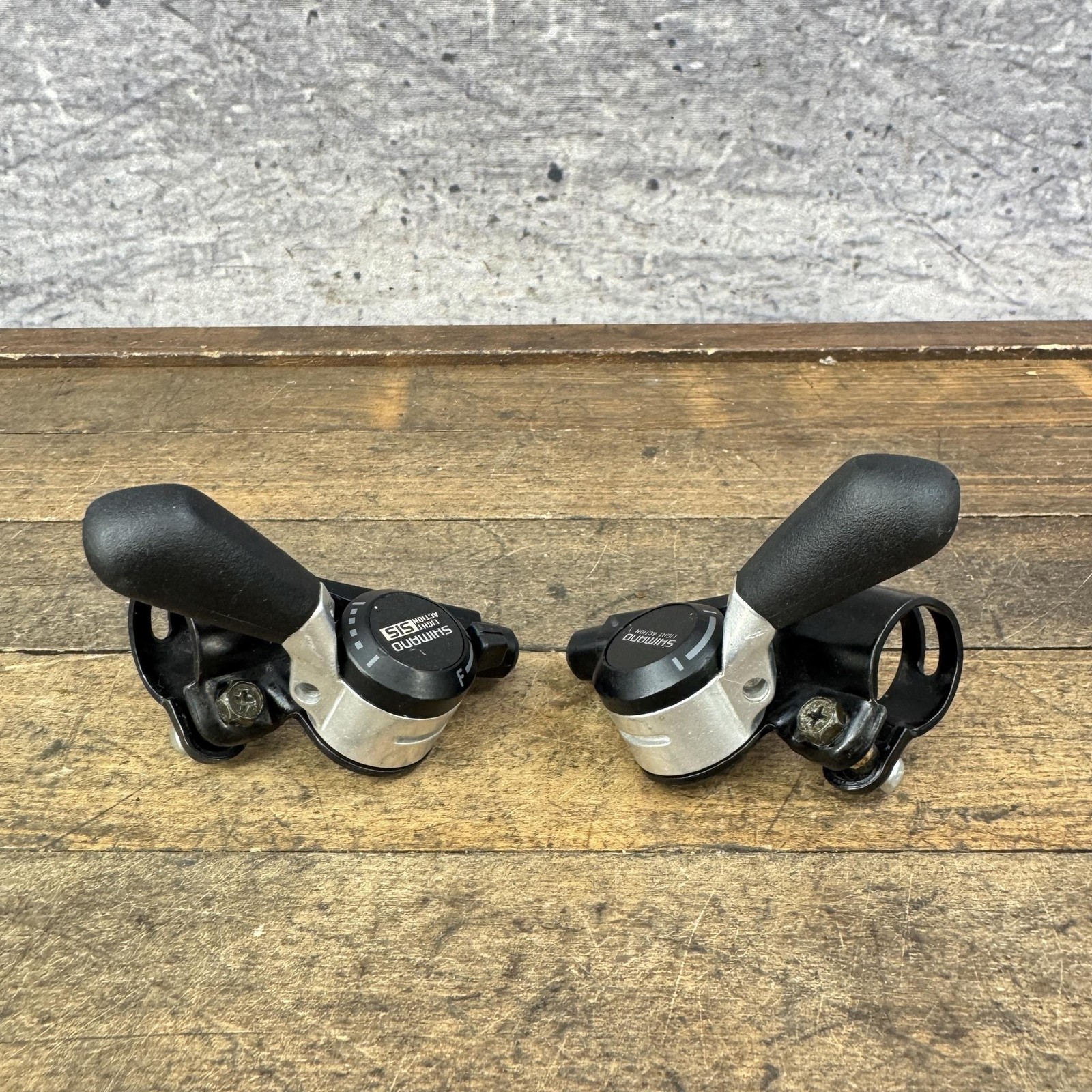 Vintage Shimano SL-MS55 Thumb Shifter Set 6 Speed Light Action SIS MTB Japan