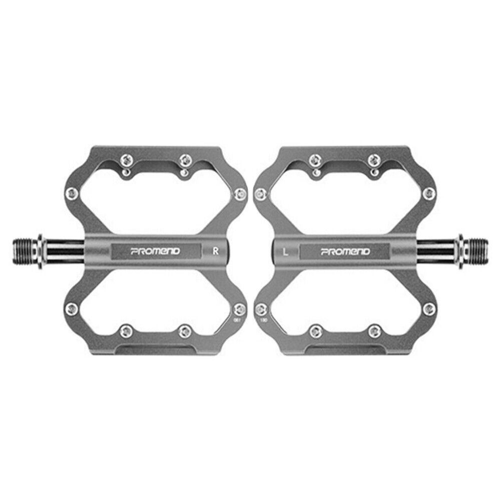 PROMEND Ultralight Cycling Flat Road Bike Bicycle Pedals 3 Bearings Aluminum MTB