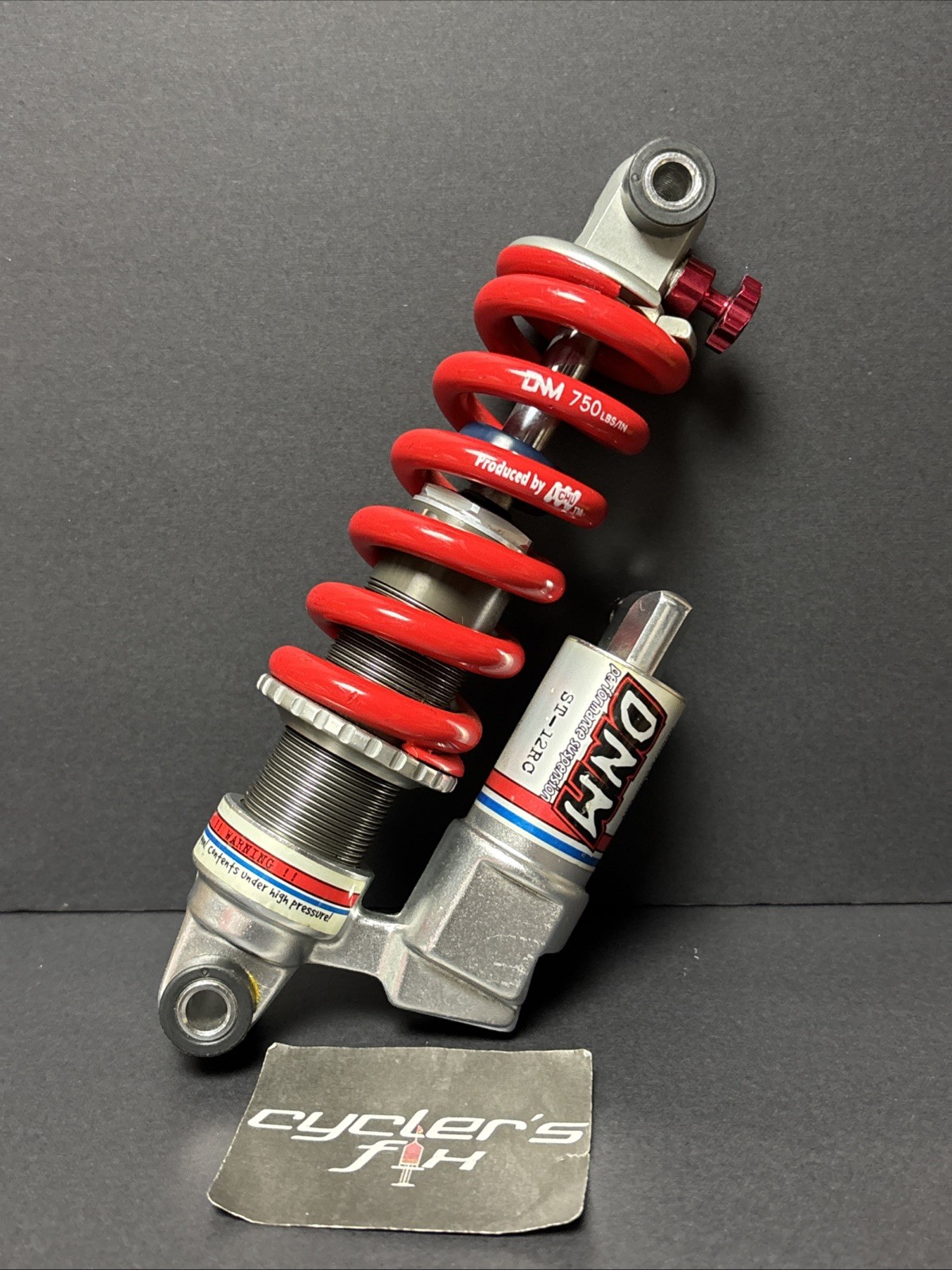 NOS DNM Burner ST-12RC 750Lbs Downhill Mountain Bike Rear Shock Mtb Suspension