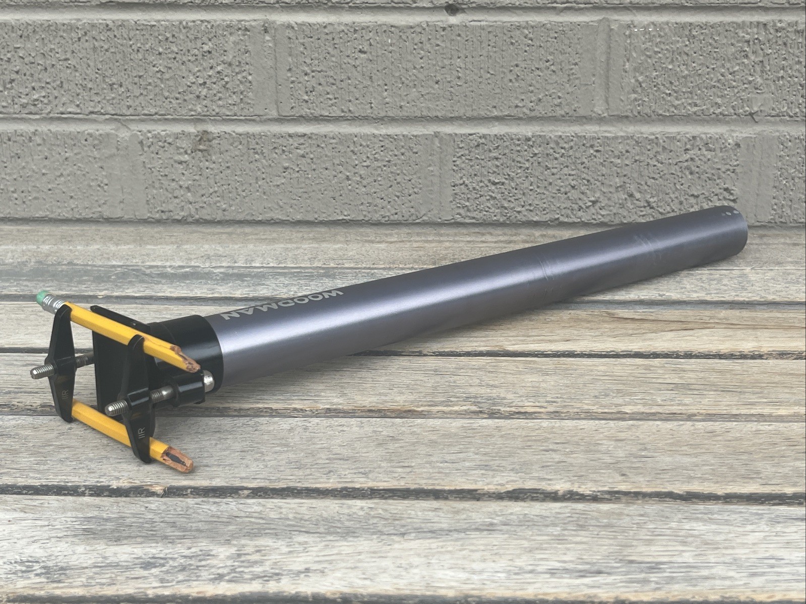 Vintage Woodman Components SL Plus Seatpost 30.9 x 390mm – Gray