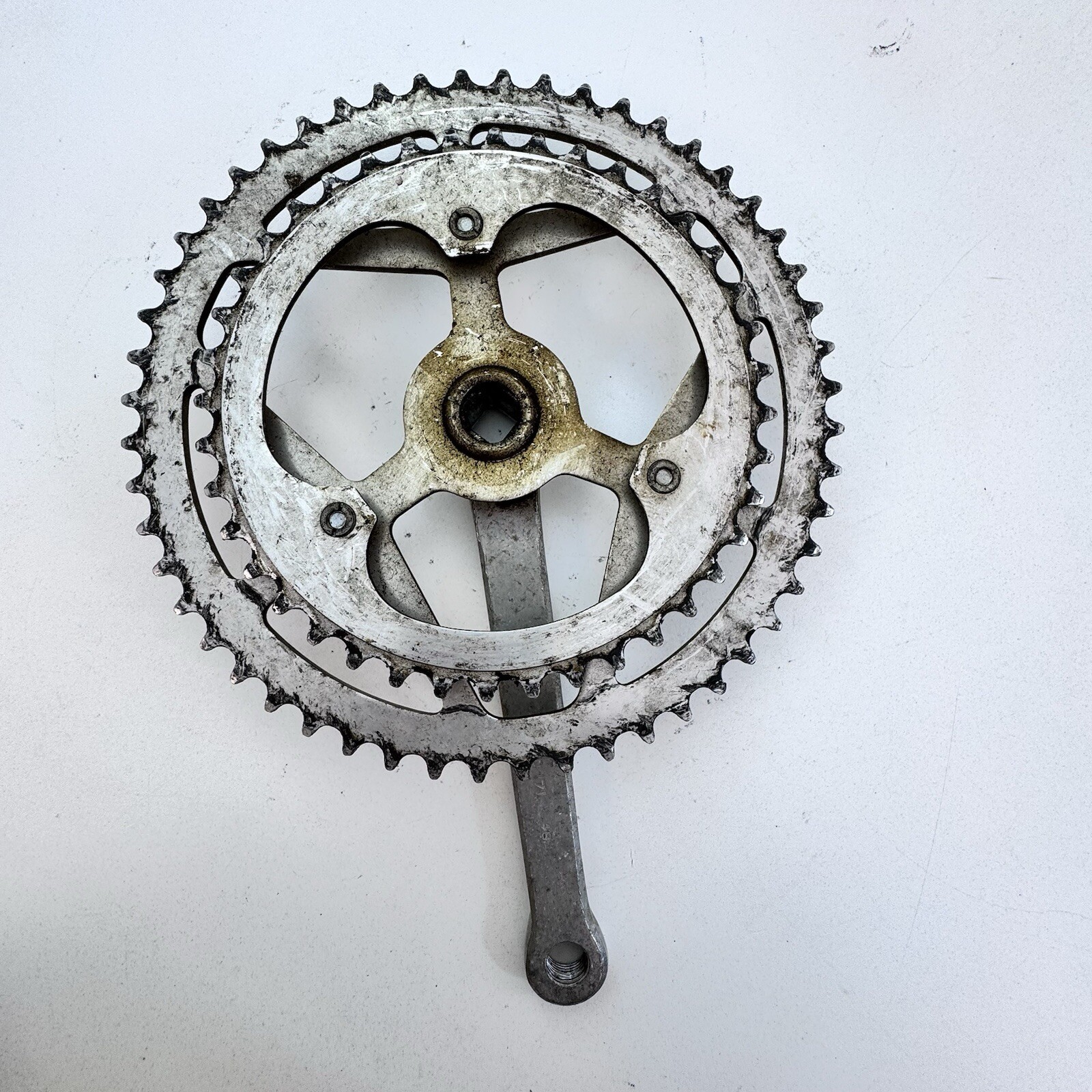 Vintage Sugino Maxy Crank Right Side 171 mm Forged 52T 40T Double Road Race A83