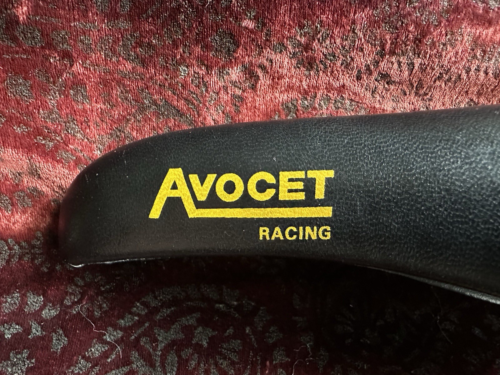 Vintage Avocet Racing 1 R1 Saddle | Black/Yellow