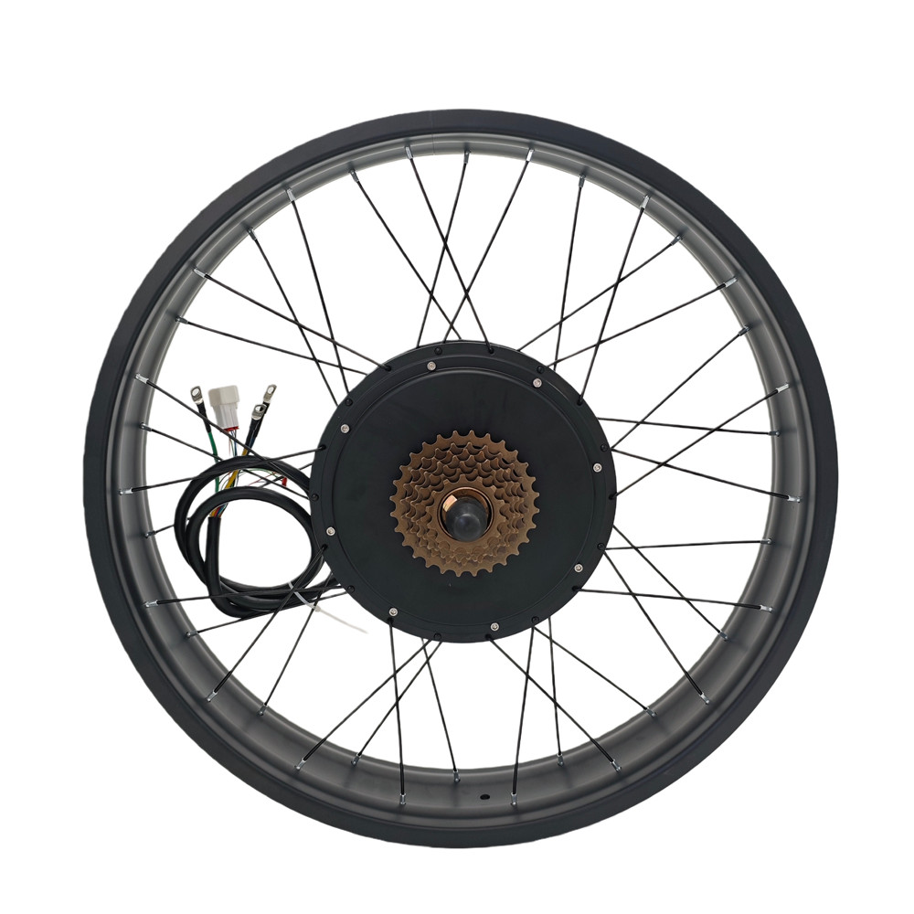 48V 60V 72V 5000W eBike Rear Motor Fat Wheel 175/190mm 20» 24» 26»x4.0 inch