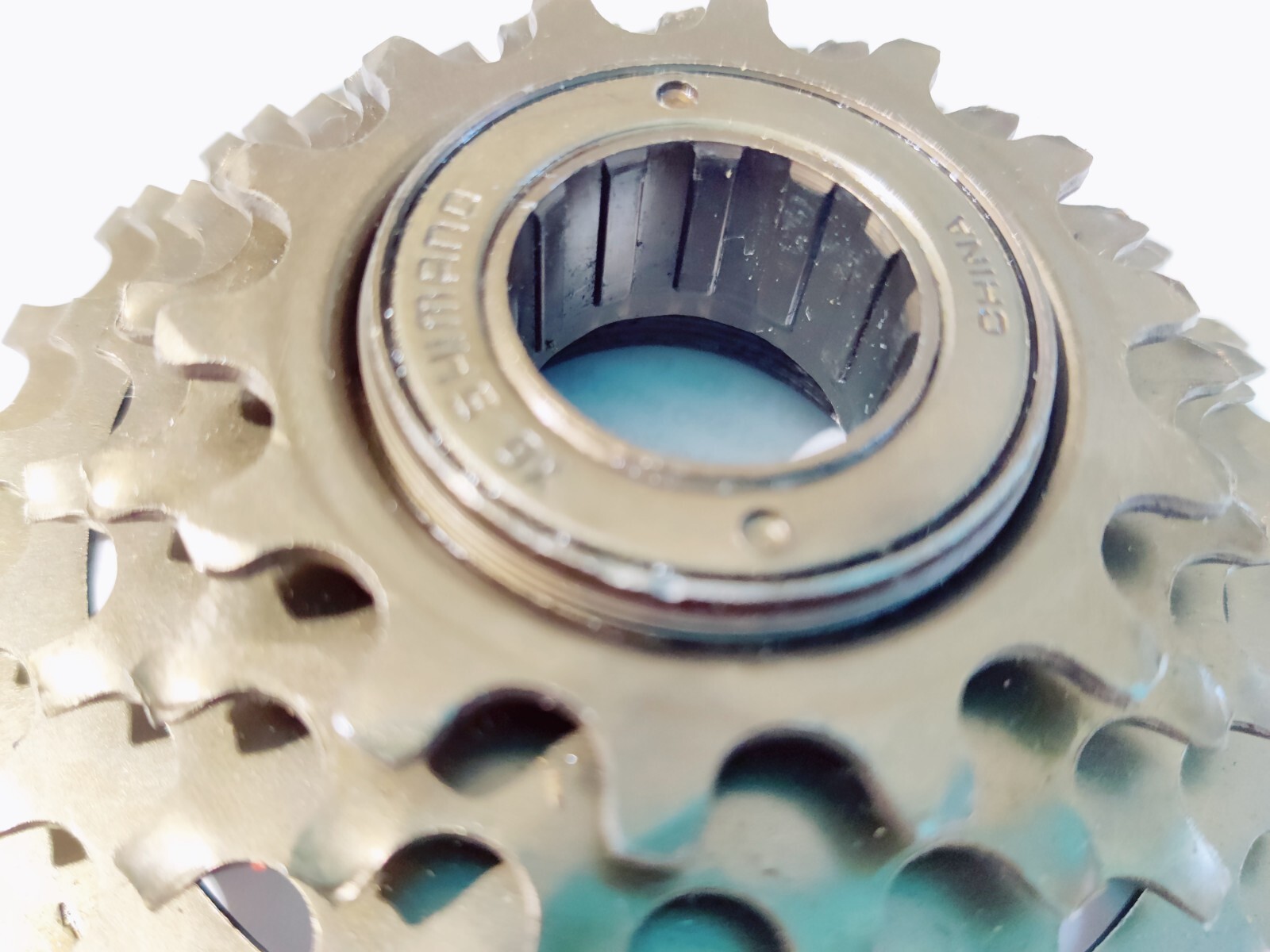 NOS Shimano MF-Z015 SIS Freewheel 5Speed 14-17-20-24-28T Vintage Brown-Authentic