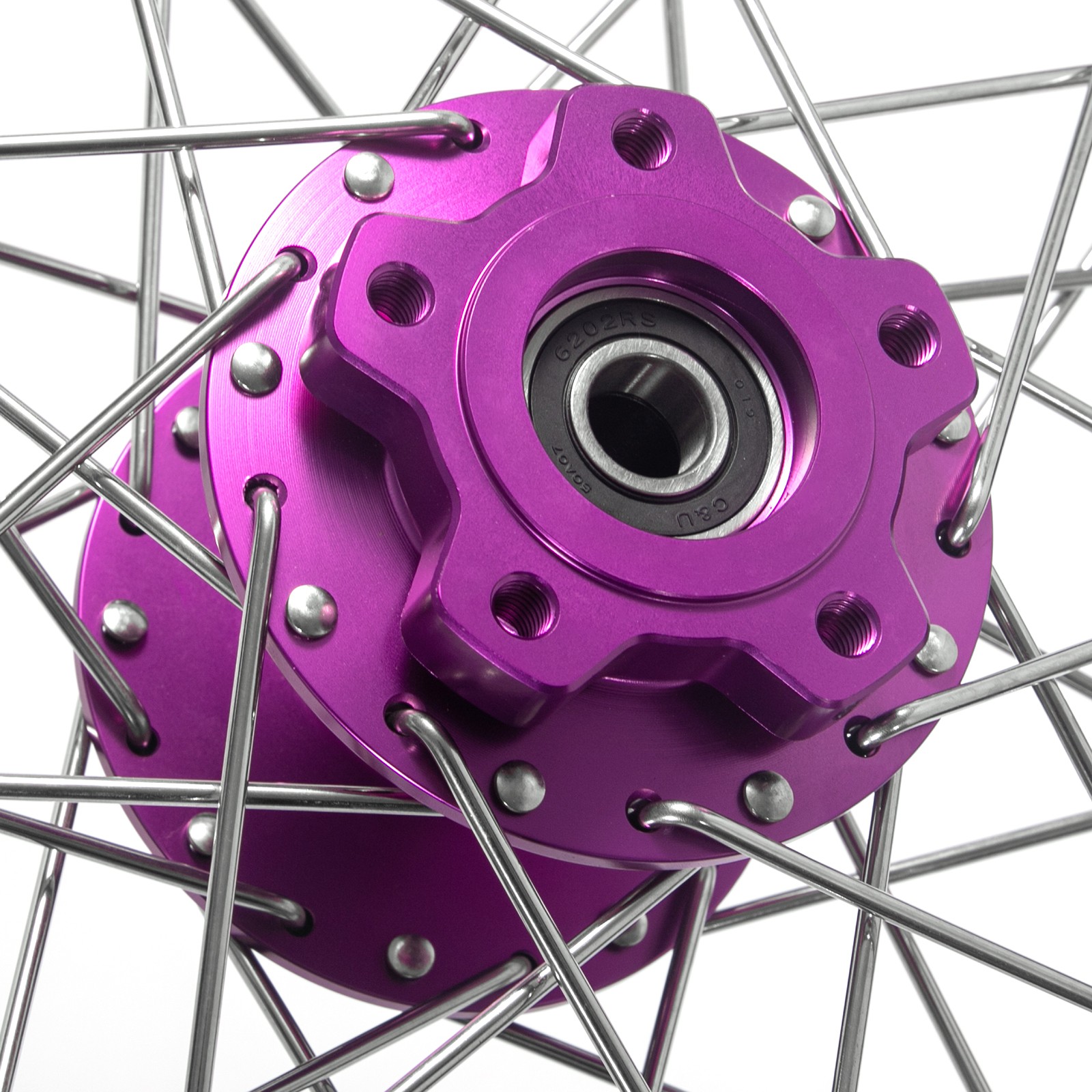 TARAZON 16″x1.85 Spoked Rear Wheel Purple Hub For SurRon Light Bee LBX Dirt Bike
