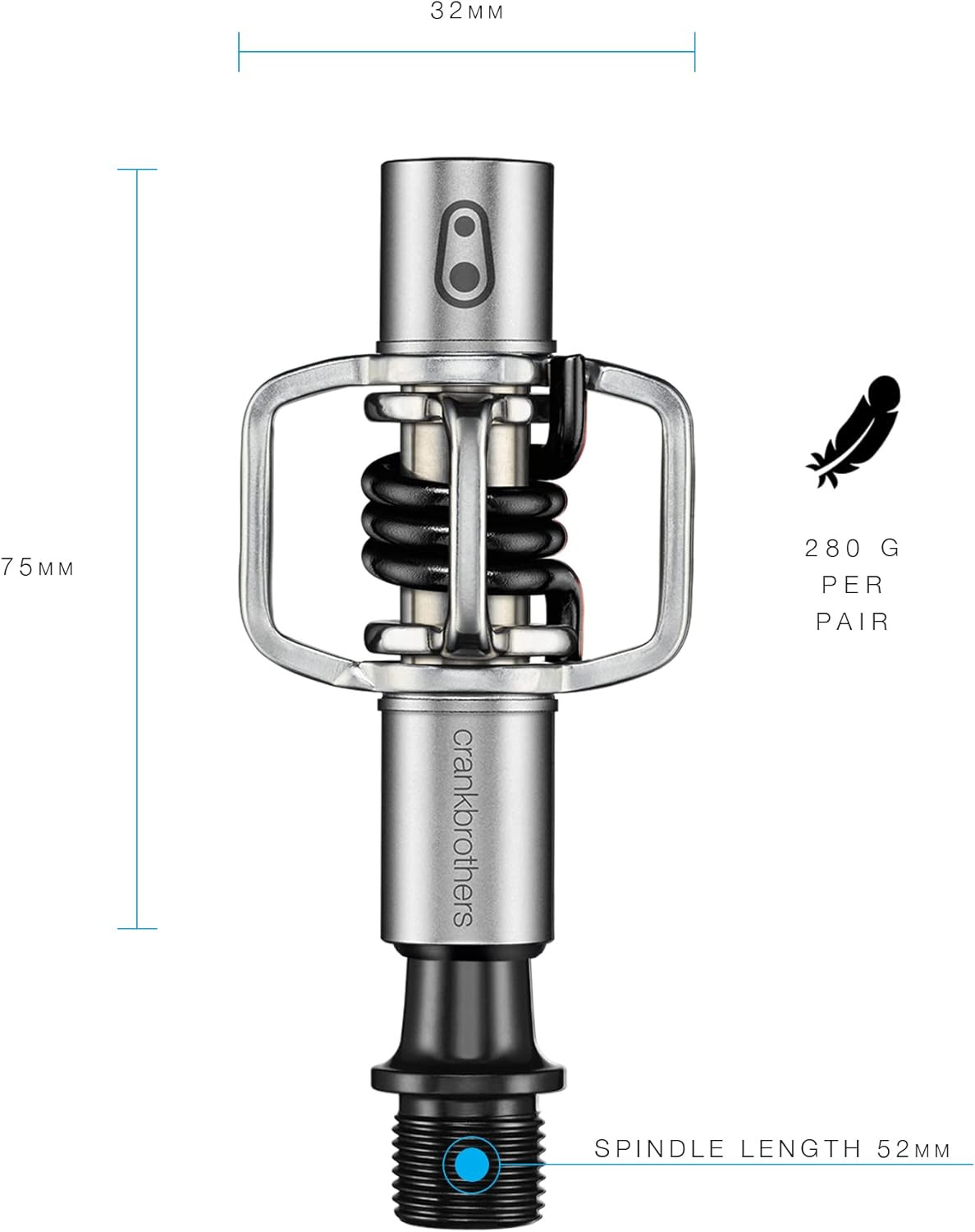 Eggbeater MTB Clip-In Pedals – Minimal, Lightweight Xc/Gravel Pedals