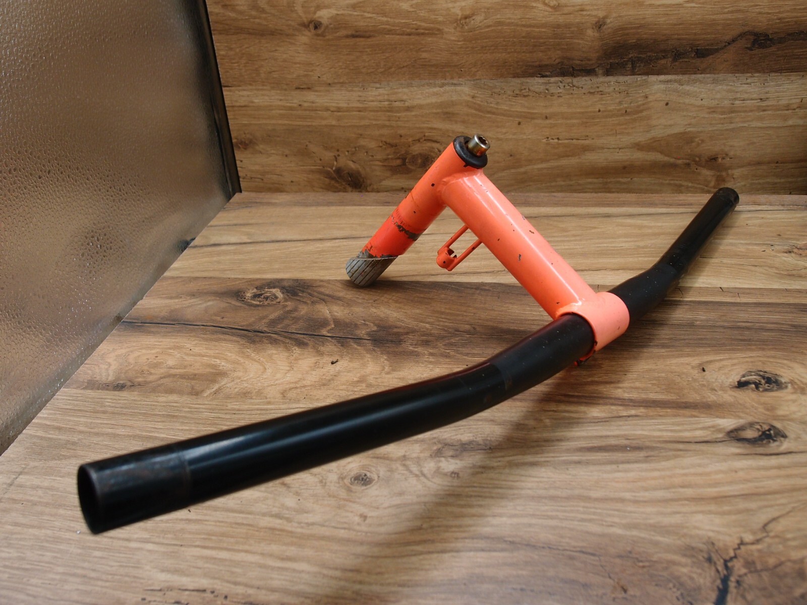 1989 MTB steel quill stem Ritchey Force by nL 25.4 mm + steel flat bar by nL