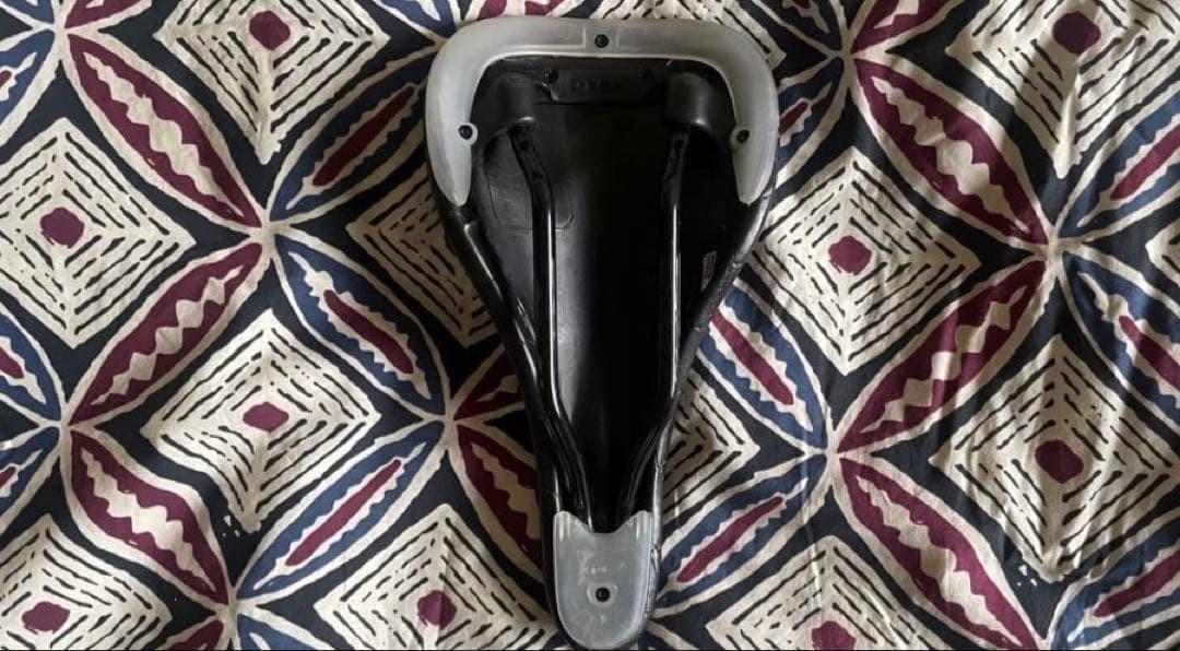 DMRBIKES Black Quilted Saddle Used Good Condition 10 Years Old