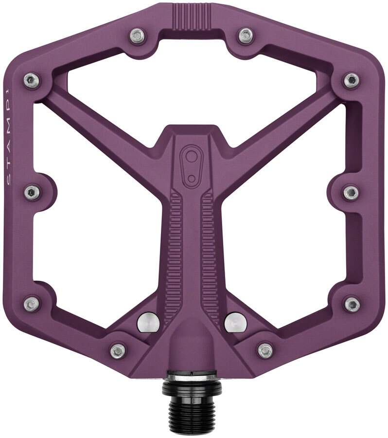 Crankbrothers Stamp 1 Gen 2 Pedals – Platform, Composite, 9/16″, Purple, Large
