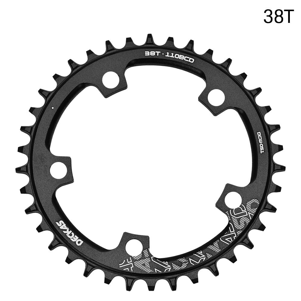 Road Bike Narrow Wide 110BCD Chainring 36T To 52T Crankset Tooth Plate Parts Red