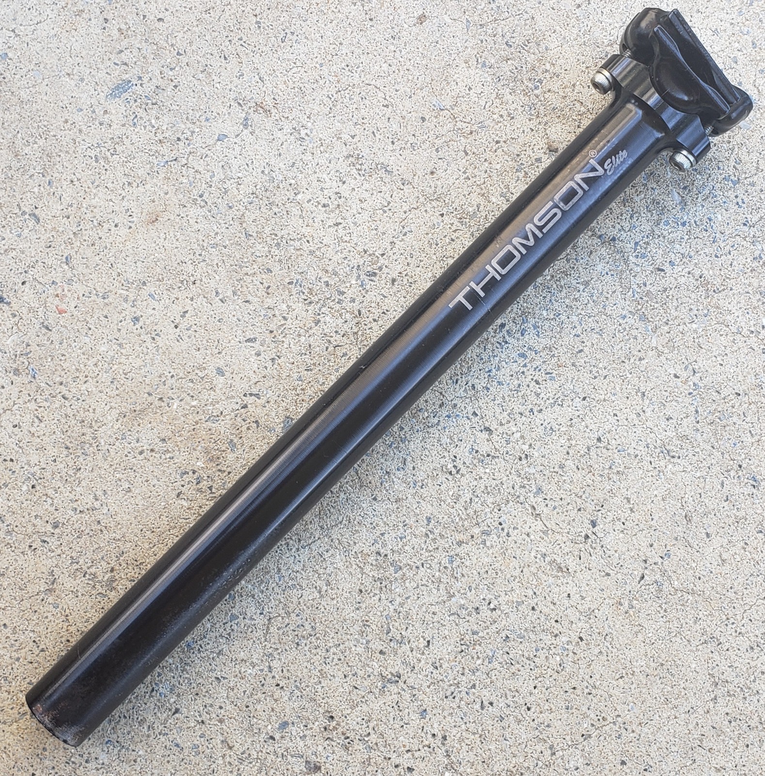 THOMSON ELITE BLACK Aluminum 27.2mm x 330mm Length ZERO SETBACK SEATPOST 232 GR