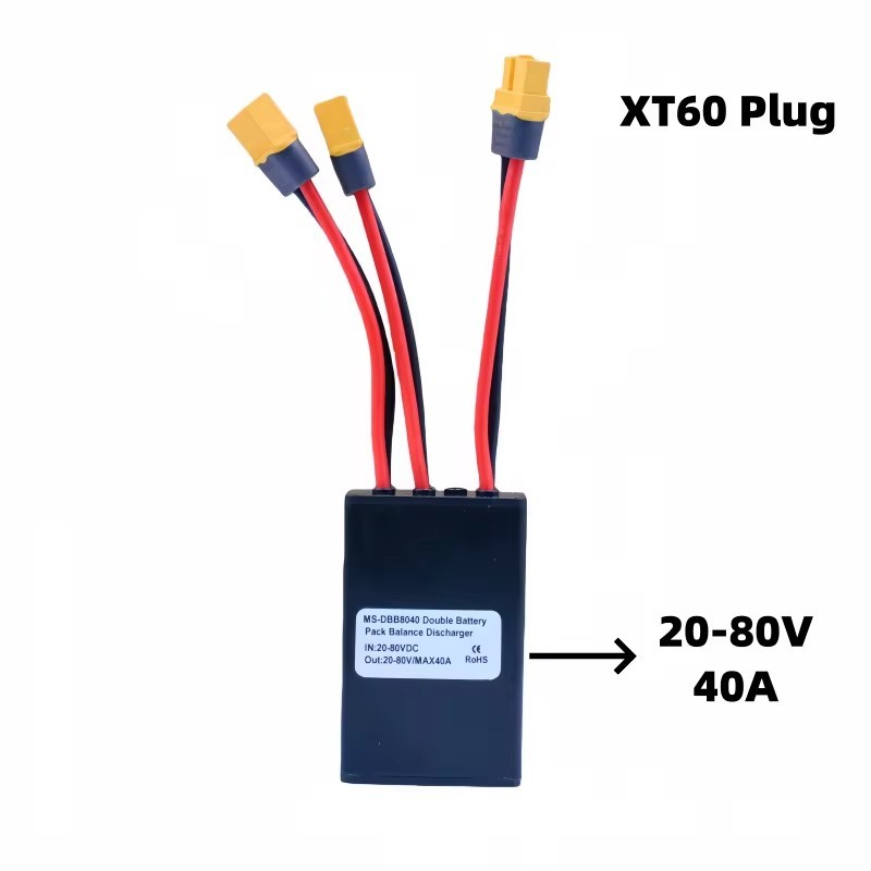 E-Bike‌ 20A 30A 40A 20V to 80V Dual Battery Parallel Module Balancer Protection