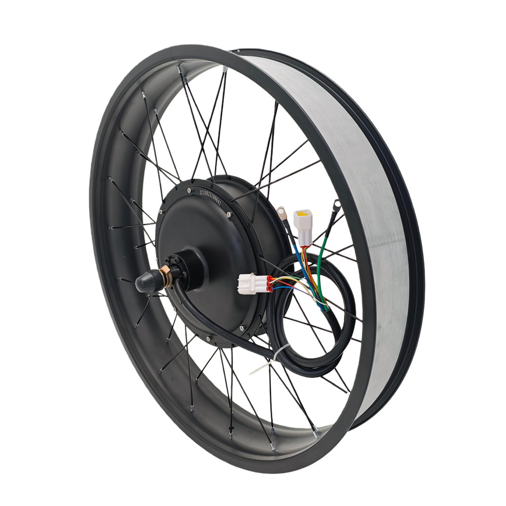 48V 60V 72V 5000W eBike Rear Motor Fat Wheel 175/190mm 20» 24» 26»x4.0 inch