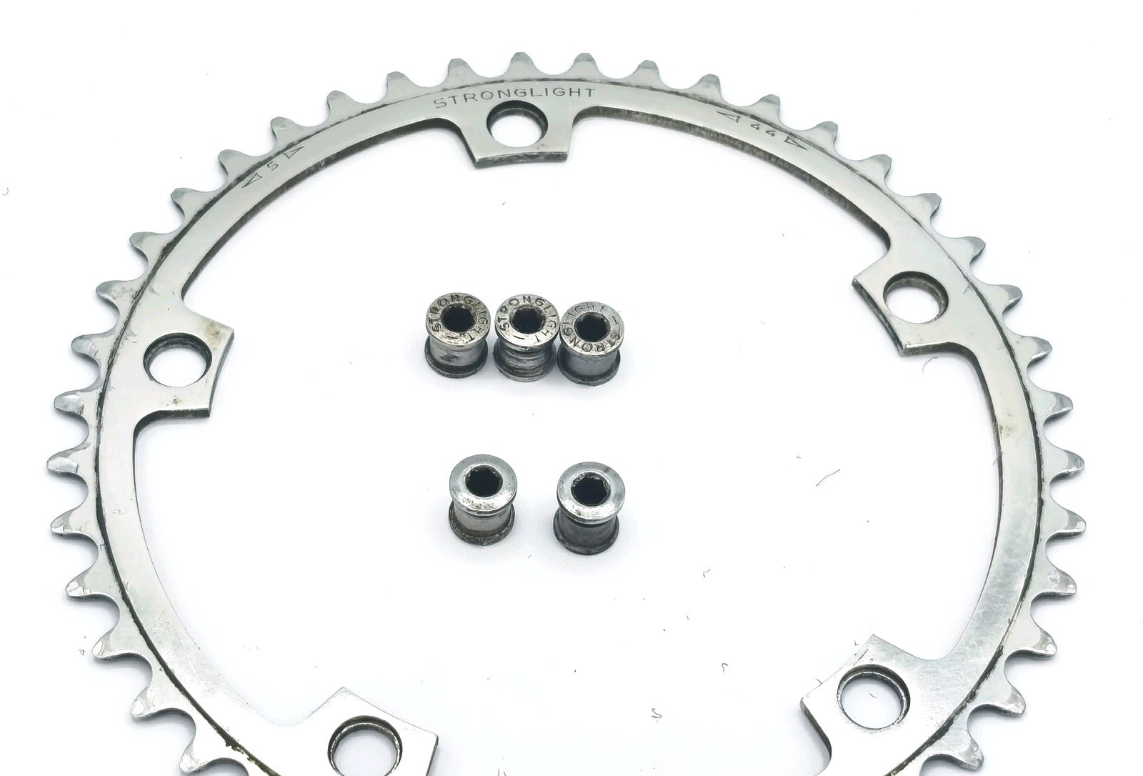 Stronglight 106 Spidel Triple Crankset 54 44 32 Vintage Pedals Christophe Bike