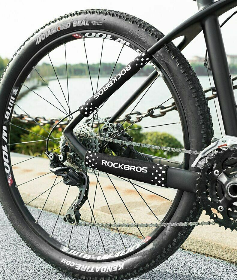 RockBros 2PCS Bicycle Frame Chain Protector Guard Care Cover Chainstay Posted