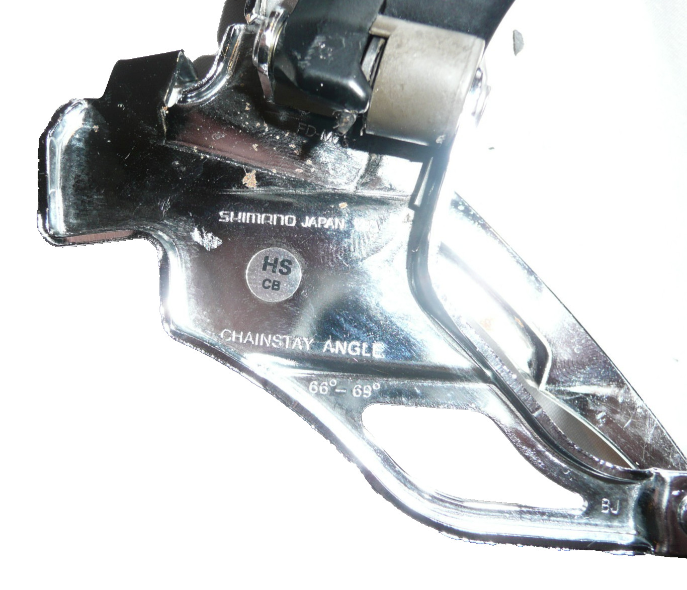Shimano Deore XT FD-M761A Mega 9 Front Derailleur 3×9 34.9mm Clamp Dual Pull