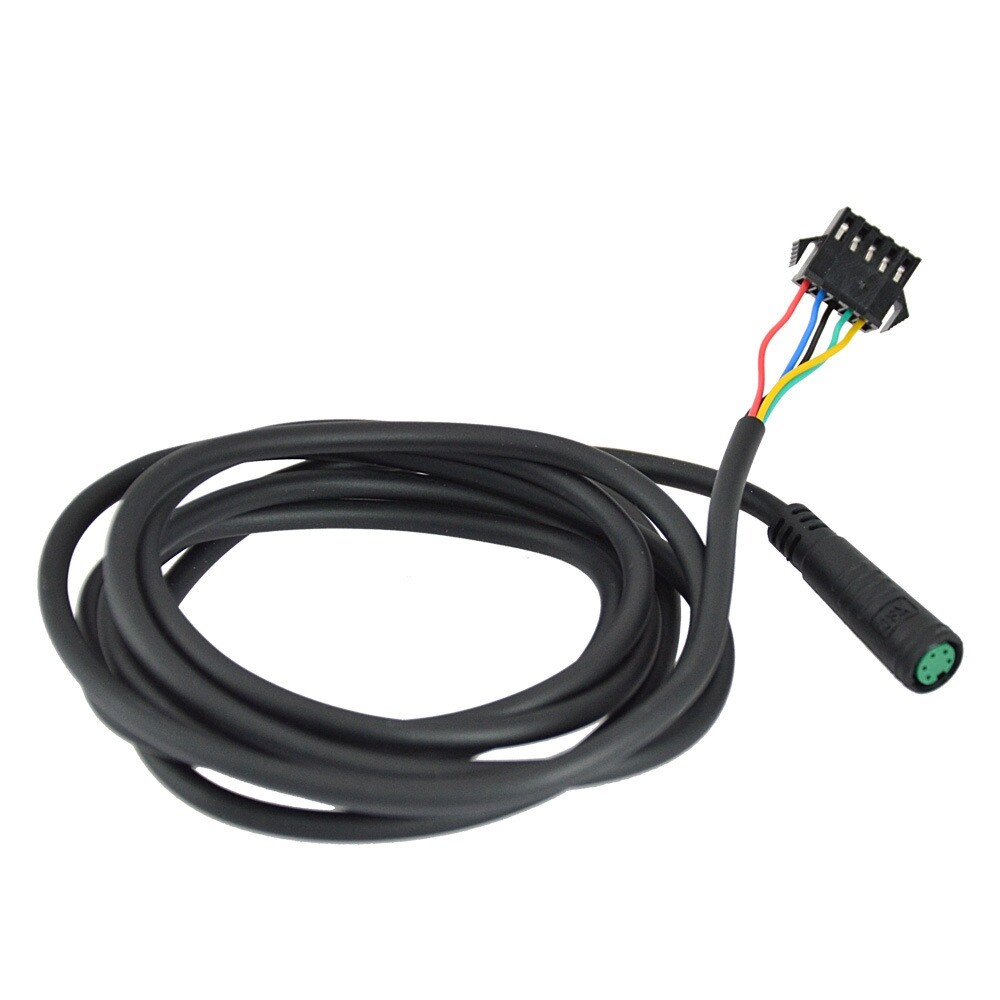 E-bike KT Display Extension Cable 5pin Waterproof to SM Plug Adapter Cable