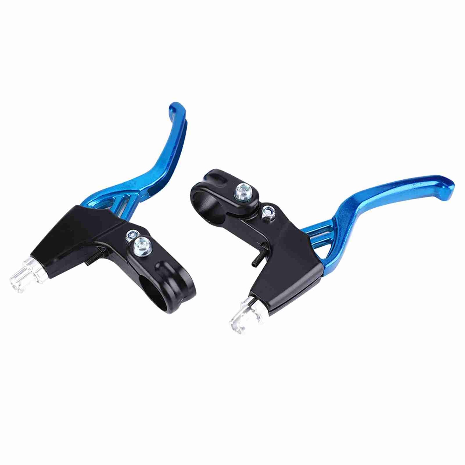 (Blue) 1Pair Alloy Brake Levers Lightweight Durable For Mountain Bikes Excellent
