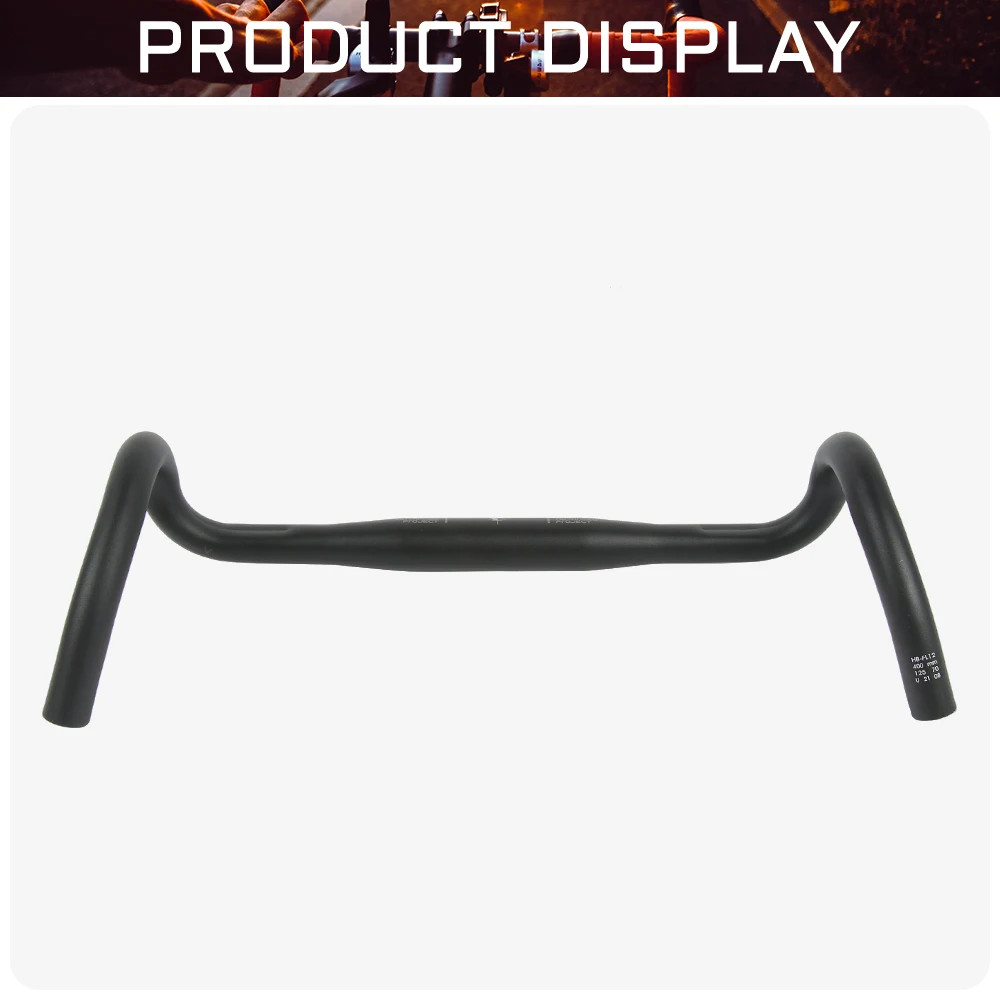 UNO FL12 Gravel Bike Handlebar 31.8mm Flared Drop Bar 400-460mm Aluminum Alloy