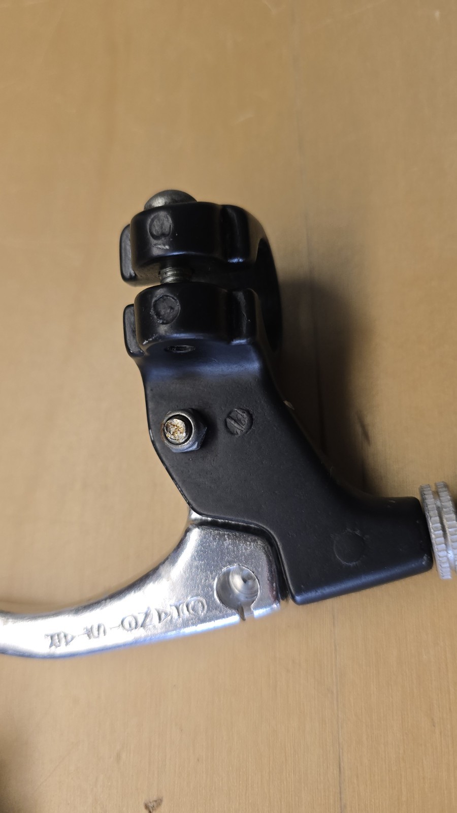 Vintage 1987 Chang Star Brake Levers Pair 22.2mm 4-Finger Black MTB,BMX,Cafe