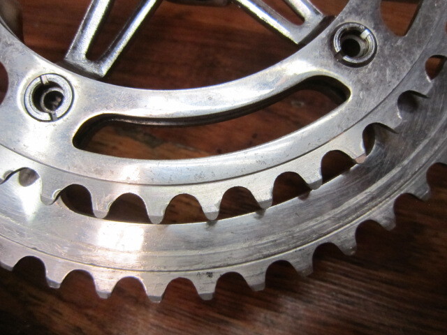 VINTAGE NERVAR SPORT 170L 52/42T COTTER PIN CRANK SET