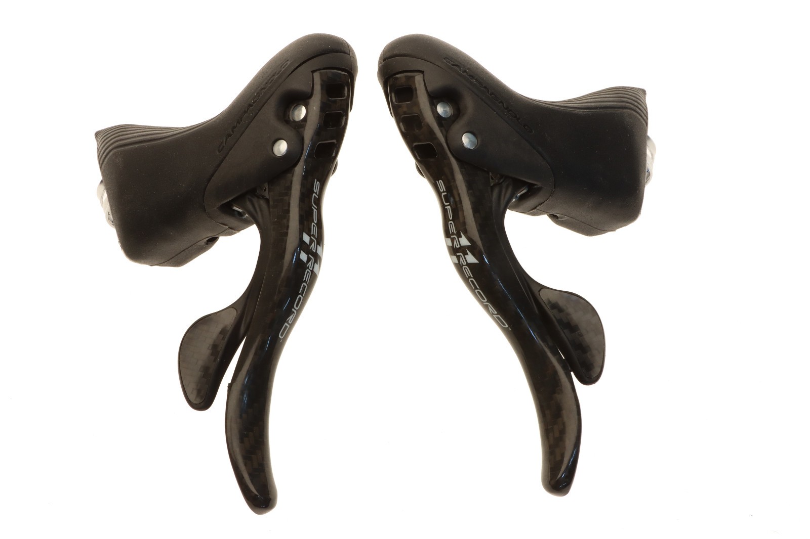 Campagnolo Super Record 2009 11 Speed Carbon Ergopower Brake Levers Shifters NEW