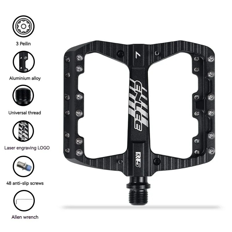 MTB Road Bike Platform Pedals DU Sealed Bearing Anti-slip Pedal Accessories