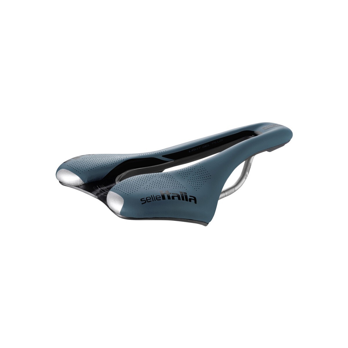 BIKE SADDLE BRAND: SELLE ITALIA SLR BOOST GRAVEL TI316 SUPERFLOW BLUE GRANITE