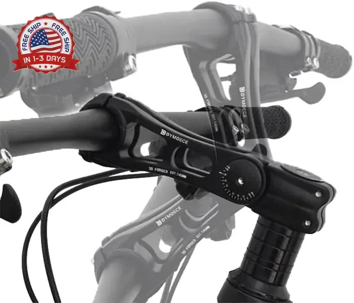 Bike Stem 0-70 Degree 31.8mm Bicycle Stem Extender Riser Adjustable for MTB Moun