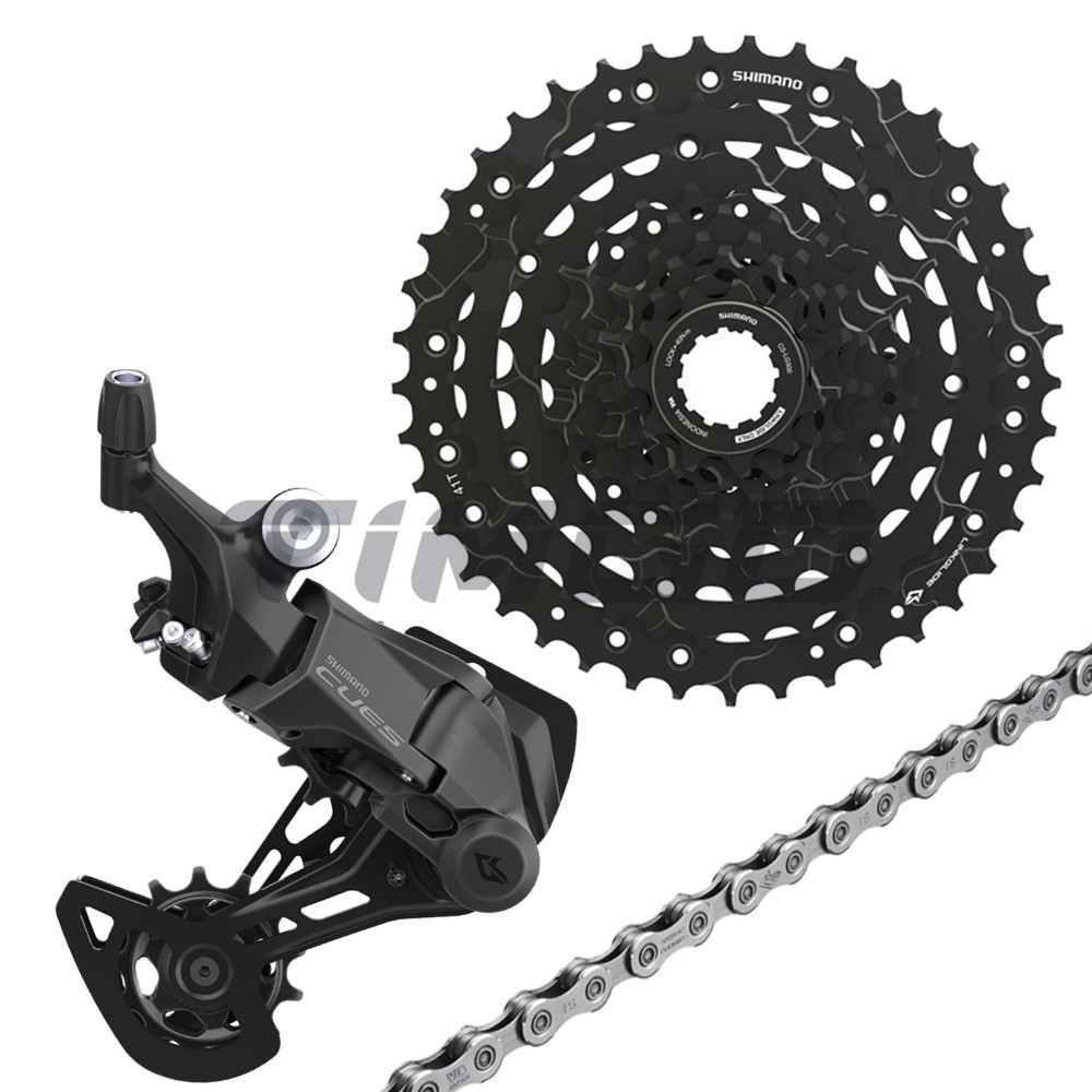 Shimano Cues U4000 1×9 Speed Groupset RD-U4000 Rear CS-LG400 Cassette CN-LG500