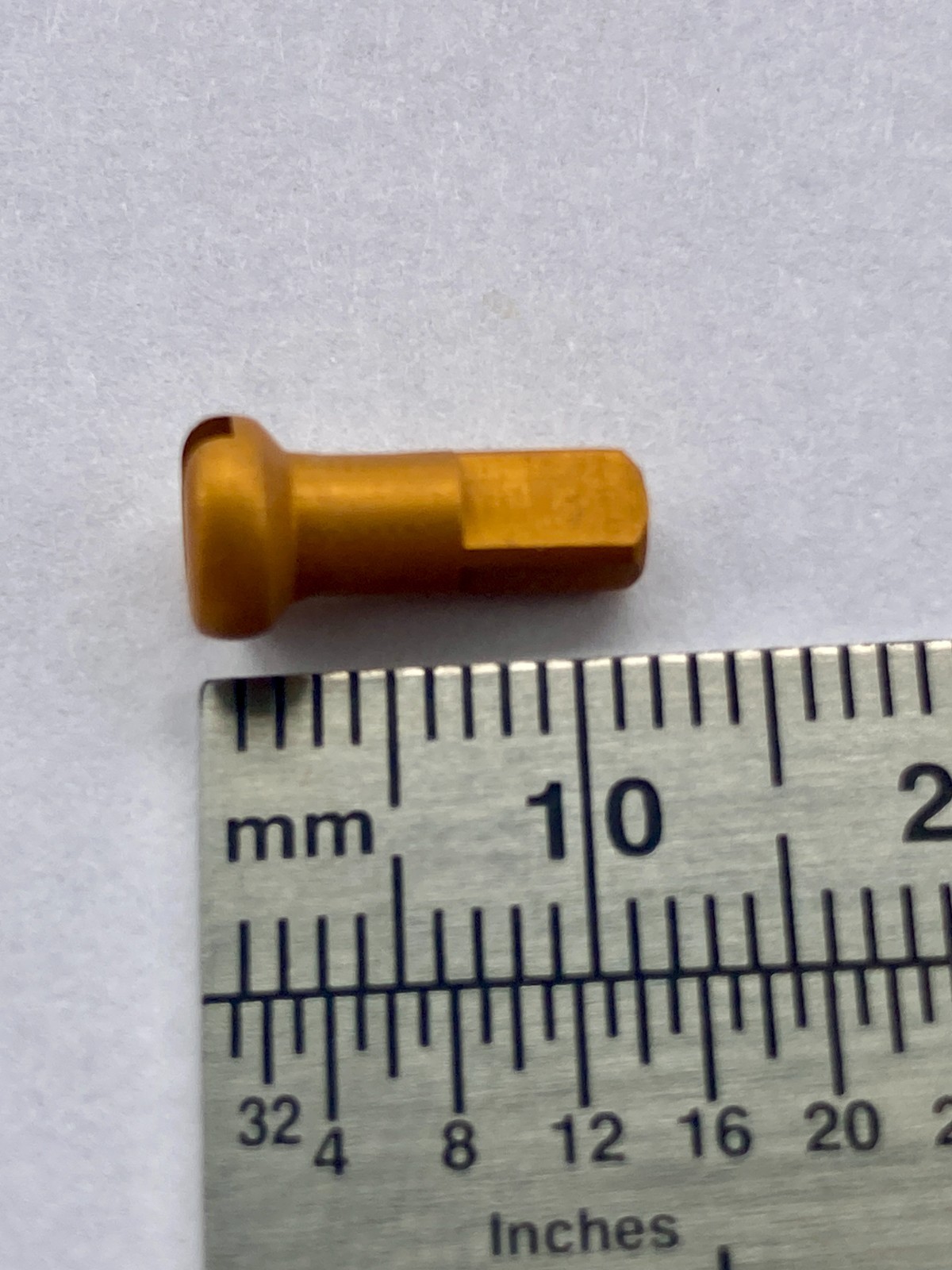 DT Swiss Standard Aluminum Alloy Spoke Nipples 2.0 x 12mm Gold