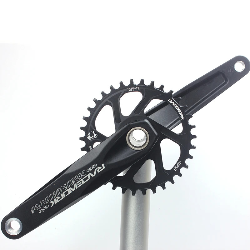 Mountain Bike Crankset 170/175mm Crank Narrow Wide Chainring 32-38T Crankset