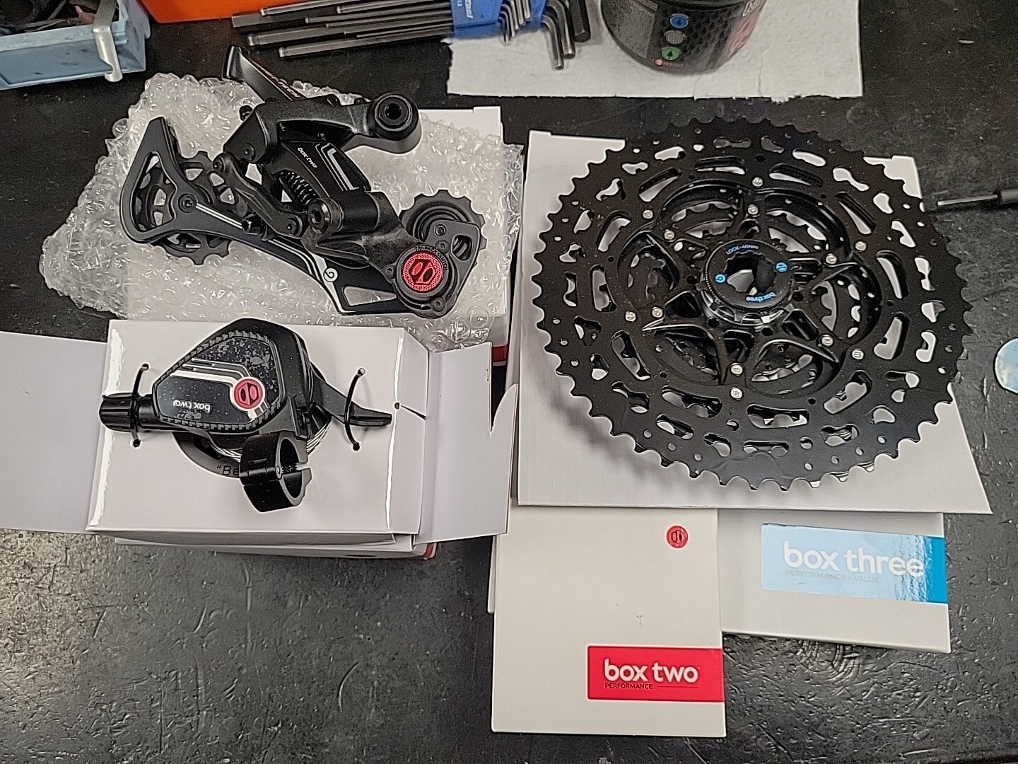 Box Components PRIME 9 Two/three Drive Train Derailleur Shifter Cassette Chain