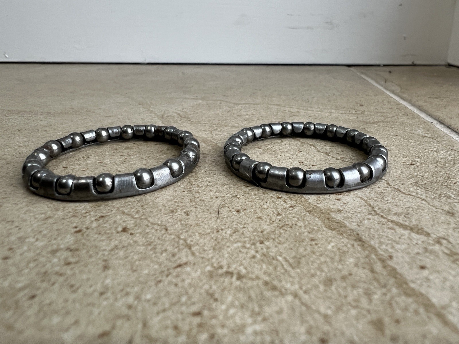 1 1/4” x 3/16” Headset Bearing Loose Ball MTB Headset 31.8mm 16 Ball Crown Pair