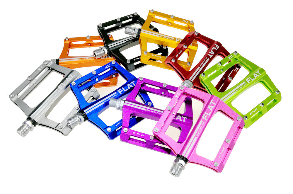 BMX Bicycle Pedals 9/16» Mountain Road Bike Sealed Bearing Flat Platform Pedals