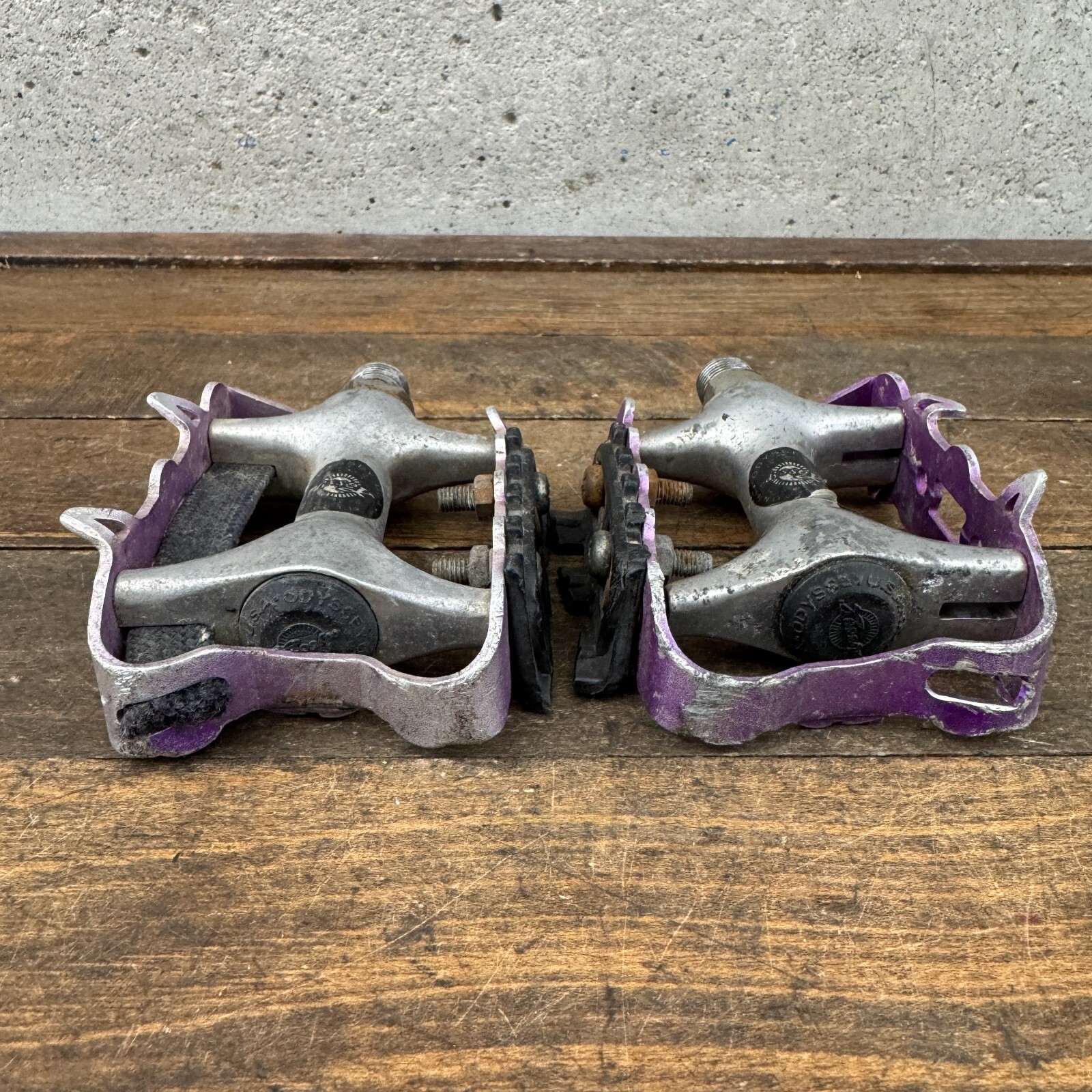 Vintage Odyssey Svelte Compe Pedals Purple MTB 1990s 90s Bike MTB 3D Violet