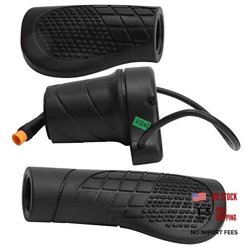 Electric Bike Throttle, Waterproof Half-Twist Non-Slip Grip Throttle Handle