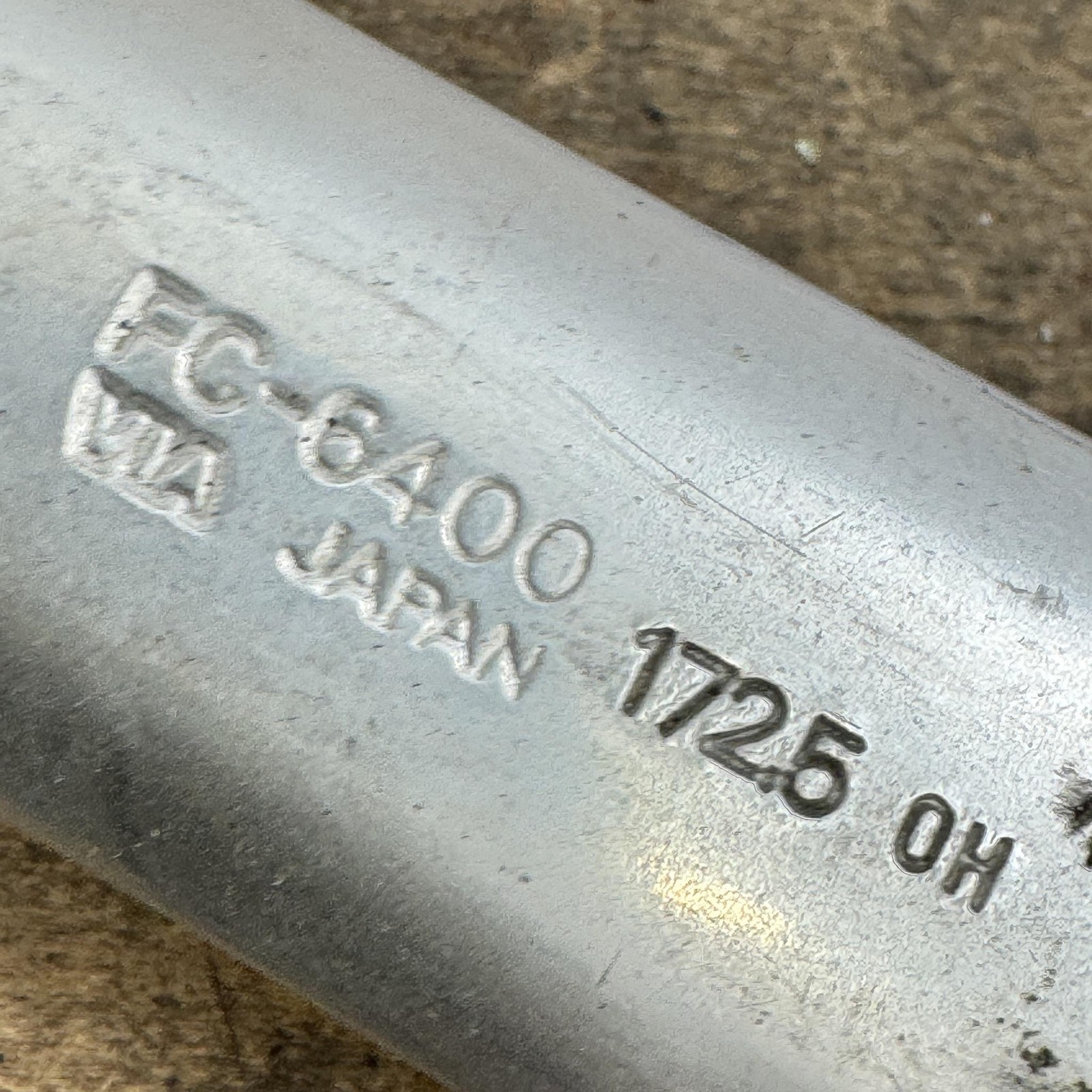 Vintage Shimano 600 Ultegra FC-6400 Crank Arm LEFT 172.5mm Japan Silver Tricolor