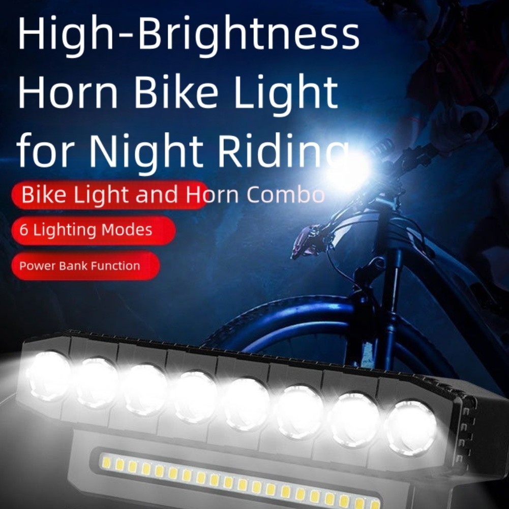 LED Bicycle Front Light with Waterproof Front Headlamp for Outdoor Cycling