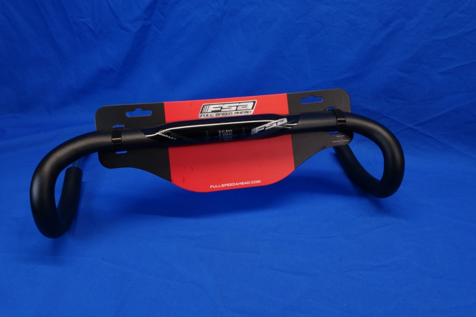 New FSA Energy Compact Road Bike Handlebar: 42cm width x 31.8mm Clamp