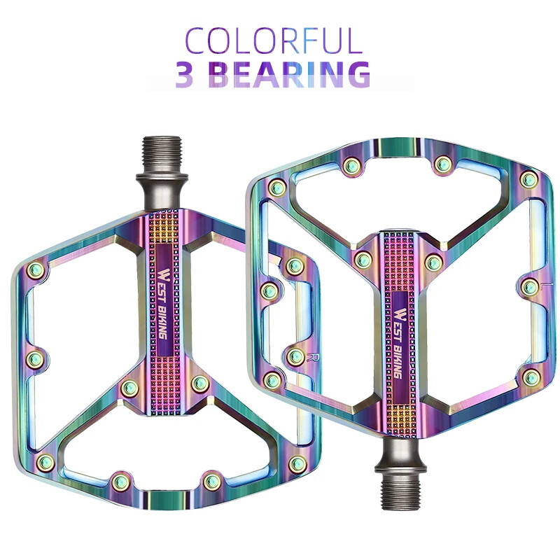 Bicycle Pedal DU/ 3 Bearing Sealed Mountain Road Bike Widened Pedals Anti-slip